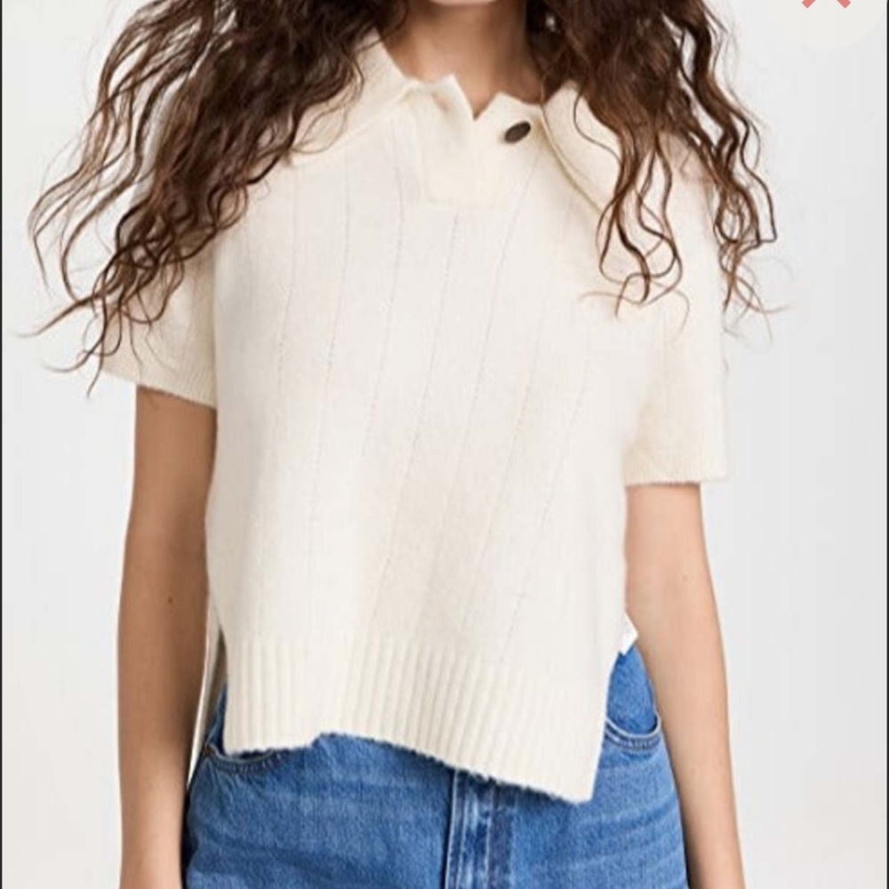 3.1 Phillip Lim Womens Lofty Polo Top - Picture 10 of 13